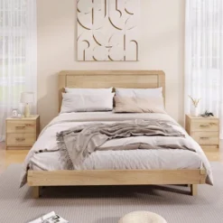 Tangkula 2-Drawer Nightstand Modern Bedside Table W/ Storage For Living Room Bedroom -Beauty house GUEST 6b5a0712 c5d4 4fe5 b102 e48aa0765e18