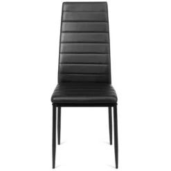 Tangkula Set Of 6 Dining Chairs High Back Kitchen Home Furniture,PVC -Beauty house GUEST 6f01c084 61c8 4d61 91e2 01b02964da6f