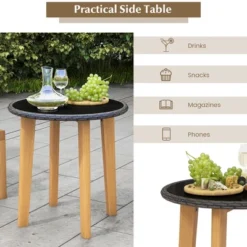 Tangkula 3 Piece Patio Chair Set Wicker Chair & Side Table Set W/ Soft Cushions & Tempered Glass Tabletop 16 Tangkula 3 Piece Patio Chair Set Wicker Chair & Side Table Set W/ Soft Cushions & Tempered Glass Tabletop -Beauty house GUEST 6f2ef2ee 8aad 470d b73e 0df82672ccc8