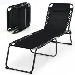 Tangkula Foldable Beach Chaise Lounge Chair W/ Pillow 20 Tangkula Foldable Beach Chaise Lounge Chair W/ Pillow -Beauty house GUEST 79cb8541 8564 48fb 8316 77a70755204d