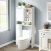 Tangkula Over The Toilet Cabinet Space-saving Bathroom Storage Organizer W/ Sliding Door