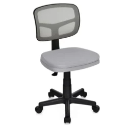 Tangkula Armless Mesh Office Chair Ergonomic Swivel Computer Desk Chair Height Adjustable Task Chair For Adults And Kids -Beauty house GUEST 7ce06c76 5629 4324 9279 f1ecf53b10a5