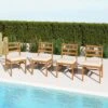Tangkula Solid Acacia Wood Patio Chair Set Of 4 W/ Padded Seat Cushions -Beauty house GUEST 823a4060 6fe2 4b02 8684 8ad7edd8a0df