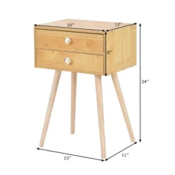 Tangkula Set Of 2 Side End Table Nightstand 2 Drawers Bedroom Room Furniture 9 Tangkula Set Of 2 Side End Table Nightstand 2 Drawers Bedroom Room Furniture -Beauty house GUEST 826fcc74 0f66 44a5 8130 5cdfba63732a