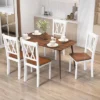 Tangkula Dining Chairs Set Of 4 Wood Farmhouse Dining Room Side Chairs For Home Kitchen -Beauty house GUEST 86c09dab 7815 43c4 9f4f 5c773e530ead