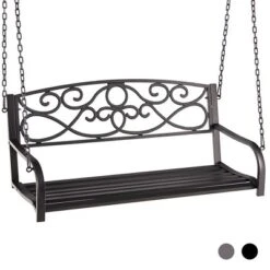 Tangkula Patio Hanging Porch Swing Outdoor 2-Person Metal Swing Bench Chair W/ Chains 20 Tangkula Patio Hanging Porch Swing Outdoor 2-Person Metal Swing Bench Chair W/ Chains -Beauty house GUEST 8b0f1898 37e8 492e ac40 9881cb2c0e41