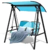 Tangkula Outdoor Patio Swing Loveseat Hammock Hanging Chair Turquoise 2 Tangkula Outdoor Patio Swing Loveseat Hammock Hanging Chair Turquoise -Beauty house GUEST 90b12346 02f3 4ae3 b3ab 98131a311309