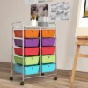 Tangkula 10-Drawer Rolling Storage Cart Tools Scrapbook Paper Organizer On Wheels Multicolor -Beauty house GUEST 90f1cff5 b655 4653 b8b1 6f1c5ff35e05