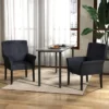 Tangkula Set Of 4 Arm Chair Guest Chair Home Office W/ Wooden Legs -Beauty house GUEST 92a7df64 302e 4333 8baa 88809a2ccdf4