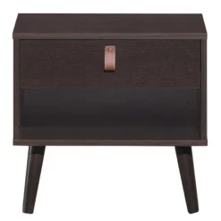 Tangkula Retro Wood Nightstand With Storage Drawer End Table Bedside Table -Beauty house GUEST 9312f1e9 9d2c 44c8 bfd6 2520f9c4d882