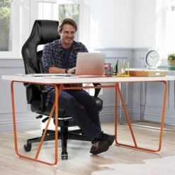 Tangkula Gaming Chair Height Adjustable With Cushion Ergonomic High Back White -Beauty house GUEST 9595bef7 4a09 4759 898b c07d2b3d86f4