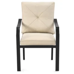 Tangkula 4 PCS Patio Dinning Chairs Cushioned Chairs W/Steel Frame For Garden Backyard & Poolside -Beauty house GUEST 974b64ad 96ef 4196 8cd6 1e5d8006fa0b