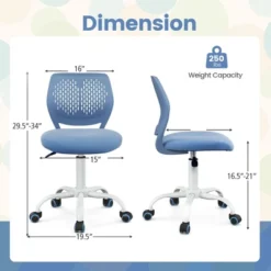 Tangkula Kids Desk Chair Ergonomic Swivel Children Mesh Study Height Adjustable -Beauty house GUEST 99d81a3c ad64 4bca 86cd 327f6531ebbc