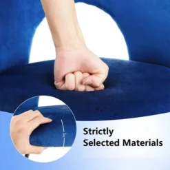 Tangkula Dining Chair Set Of 4 Velvet Upholstered Side Chair W/ Metal Base For Living Room -Beauty house GUEST 9a71fecb 6e79 45bb 9c82 2d138e115c60