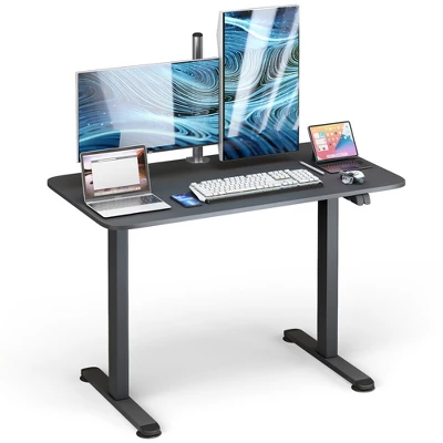 Tangkula Electric Standing Desk Adjustable Stand Up Computer Desk Anti-collision 7 Tangkula Electric Standing Desk Adjustable Stand Up Computer Desk Anti-collision - Image 5