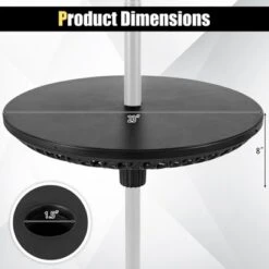 Tangkula Outdoor Umbrella Table Tray Fit 1.5"/1.34"/1.26" Umbrella Poles For Backyard -Beauty house GUEST 9eeb9caa c814 4ef7 8331 7c0280492df4