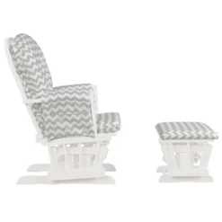 Tangkula Rocking Chair Baby Nursery Chair Glider With Ottoman &Storage Pocket -Beauty house GUEST a22393e4 b8c6 4334 b7a0 a604f7653a04