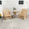 Tangkula 1PC/2PCS Outdoor Fir Wood Rocking Chair Outdoor Glider Chair With Rotatable Hidden Cup Holder And Curved Seat 2 Tangkula 1PC/2PCS Outdoor Fir Wood Rocking Chair Outdoor Glider Chair With Rotatable Hidden Cup Holder And Curved Seat -Beauty house GUEST a35dfc0b 82a9 4b80 9901 930e92d1d778