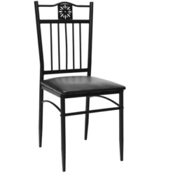 Tangkula 5 Piece Dining Set Wood Metal Table And Chairs Kitchen Furniture Black -Beauty house GUEST ac504058 1d26 4871 98ef 364c13d935d5