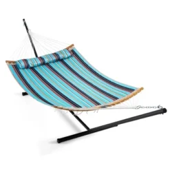 Tangkula Hammock Chair With Stand Portable Bag Cushion Pillow Heavy Duty Frame -Beauty house GUEST af7fdd5d ee7f 459c 9694 bec933d93956
