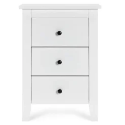 Tangkula 2PCS End Table Nightstand Living Room Furniture W/ 3 Drawers White -Beauty house GUEST b1e7688c 9f4d 4c1c 8045 6bc9f39f7d68