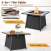 Tangkula Set Of 7 Patio Furniture Set W/ 35" Propane Gas Fire Pit Table & Waterproof Cover -Beauty house GUEST b2891c7a 2b86 4f08 9f34 a90c27ad8721