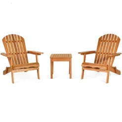 Tangkula Outdoor 3 Pieces Adirondack Chair Patio Furniture Set Eucalyptus Wood 9 Tangkula Outdoor 3 Pieces Adirondack Chair Patio Furniture Set Eucalyptus Wood -Beauty house GUEST b4a0b4b7 6799 4168 9d3c 72622fbe32b5