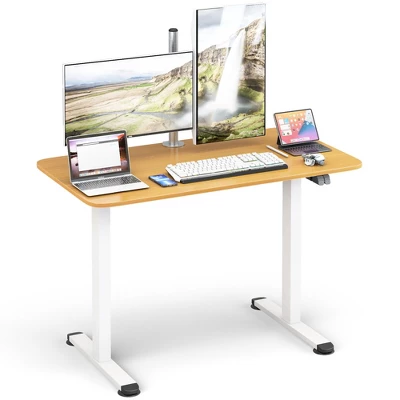 Tangkula Electric Standing Desk Adjustable Stand Up Computer Desk Anti-collision 9 Tangkula Electric Standing Desk Adjustable Stand Up Computer Desk Anti-collision - Image 7
