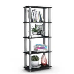 Tangkula 5-Tier Storage Rack Display Shelves Bookshelf For Home Office -Beauty house GUEST b6d88a64 dc5e 4956 9329 4f9985bc2486