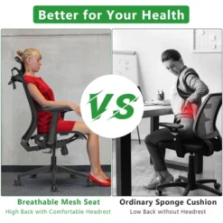 Tangkula High Back Mesh Office Chair Ergonomic Executive Chair Swivel Computer Task Chair W/ Headrest Black/ Gray 17 Tangkula High Back Mesh Office Chair Ergonomic Executive Chair Swivel Computer Task Chair W/ Headrest Black/ Gray -Beauty house GUEST b8f9c55d 938b 4f44 99d2 42121daec42b