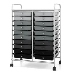Tangkula Office Rolling Cart 20 Storage Drawers Scrapbook Paper Studio Organizer Gray 19 Tangkula Office Rolling Cart 20 Storage Drawers Scrapbook Paper Studio Organizer Gray -Beauty house GUEST bb4a9b89 8078 40b4 8ed8 6125f0985510