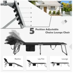 Tangkula Beach Lounge Chair Reclining Chair With 5 Adjustable Positions Detachable Pillow &Hand Ropes Blue/Black/Gray/Turquoise/Beige/Pink 21 Tangkula Beach Lounge Chair Reclining Chair With 5 Adjustable Positions Detachable Pillow &Hand Ropes Blue/Black/Gray/Turquoise/Beige/Pink -Beauty house GUEST bf29e00f 5abc 45c9 bc29 57036e25329c