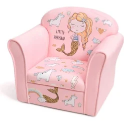 Tangkula Kids Sofa Children Armrest Chair With Pattern Toddler Furniture W/Sturdy Wood Construction Armrest Couch For Preschool Children -Beauty house GUEST c2985512 fcce 4b96 8521 2e8cf24d60cd