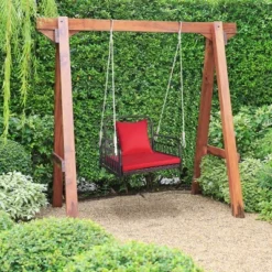 Tangkula Single Person Hanging Swing Outdoor Hanging Seat W/ Back Cushion & Seat Cushion 14 Tangkula Single Person Hanging Swing Outdoor Hanging Seat W/ Back Cushion & Seat Cushion -Beauty house GUEST c2fad9e7 67d3 45c6 9890 c5a8307577e9