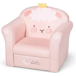 Tangkula Kids Sofa Children Armrest Chair With Pattern Toddler Furniture W/Sturdy Wood Construction Armrest Couch -Beauty house GUEST c3463e4d 1580 4b15 99fc abf24dfa4fc2