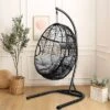 Tangkula Hanging Hammock Chair Egg Swing Chair W/ Seat Cushion Pillow Stand 2 Tangkula Hanging Hammock Chair Egg Swing Chair W/ Seat Cushion Pillow Stand -Beauty house GUEST c3f271ad d83f 4d5e 8e93 19953f7c2bdc