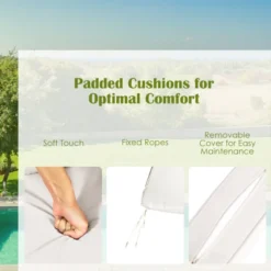 Tangkula 4 PCS Patio All-Weather Wicker Rattan Dining Chairs Outdoor Arm Cushioned Seats Armrest Garden -Beauty house GUEST c488fab0 2cb5 40a0 8c17 4a9c36534ffe