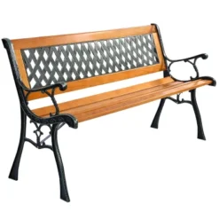 Tangkula Garden Metal Bench Porch Path Hardwood Chair For Patio Park Outdoor Deck 15 Tangkula Garden Metal Bench Porch Path Hardwood Chair For Patio Park Outdoor Deck -Beauty house GUEST cbb02c32 0363 47de 9adf dd26637693c0