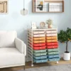 Tangkula Office Rolling Cart 20 Storage Drawers Scrapbook Paper Studio Organizer Macaron -Beauty house GUEST cfa16de0 97cc 4956 9577 01a8c913ca74