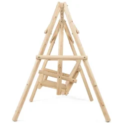 Tangkula Porch Swing Wooden Swing Rustic Frame Patio Furniture -Beauty house GUEST d202a32b bdbe 46a0 9dc0 b404bf5eb9fc