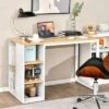 Tangkula Home Office Computer Desk Laptop Table Writing Workstation W/ 5 Cubbies -Beauty house GUEST d2d61d79 3ac7 4862 baa3 46e4e8667dec