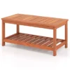 Tangkula Hardwood Outdoor Patio Coffee Table 2-Tier Coffee Table W/ Slat Tabletop & Storage Shelf Natural 1 Tangkula Hardwood Outdoor Patio Coffee Table 2-Tier Coffee Table W/ Slat Tabletop & Storage Shelf Natural -Beauty house GUEST d6db8cf8 acaa 4ce7 907a 83fa17617009