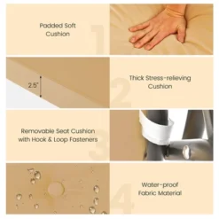 Tangkula 3-Seat Outdoor Converting Patio Swing Glider Adjustable Canopy Porch Swing -Beauty house GUEST e011d9d9 cfa8 44d5 b232 13e1f71dd738