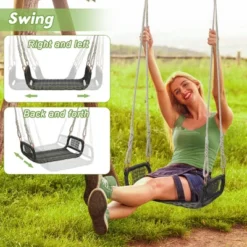 Tangkula 1-Person Rattan Porch Swing Single Swing Chair Bench W/ Hanging Hemp Ropes Outdoor 14 Tangkula 1-Person Rattan Porch Swing Single Swing Chair Bench W/ Hanging Hemp Ropes Outdoor -Beauty house GUEST e0e52ffa cd5c 4043 bb5a ec15ee2aca0a