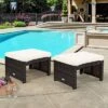 Tangkula 2 PCS Outdoor Wicker Ottoman Patio Rattan Furniture Metal Footrest Seat Square Footstool With Cushion 2 Tangkula 2 PCS Outdoor Wicker Ottoman Patio Rattan Furniture Metal Footrest Seat Square Footstool With Cushion -Beauty house GUEST e8db5ab2 157e 40eb a907 ba18fd7cb2f3