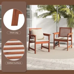 Tangkula Outdoor Hardwood Armchairs Set Of 2/4 Weather-resistant Slatted Armchairs W/Removable Cushions 16 Tangkula Outdoor Hardwood Armchairs Set Of 2/4 Weather-resistant Slatted Armchairs W/Removable Cushions -Beauty house GUEST ebf5ea7b c7c2 4393 86cb 6c1b7040a810