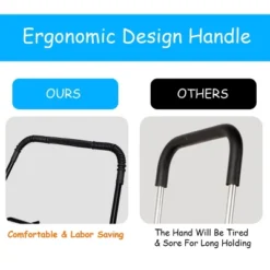 Tangkula Utility Folding Shopping Cart With Swivel Wheels Easy Storage -Beauty house GUEST f25e8fc6 752d 489c 9802 54eafbd8cb30