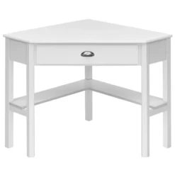 Tangkula Corner Computer DeskTable Wood Workstation BlackWhite -Beauty house GUEST f5229541 9316 4b77 bbdf 473ce9af83fb