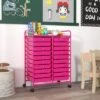 Tangkula 20-Drawer Rolling Storage Cart - Mobile W/Drawers For School Classroom Teacher Office Home Salon Paper File Art Supply Craft Organizer -Beauty house GUEST f56b83cc 2e8c 43bf a1dc ab5ab7c6f183