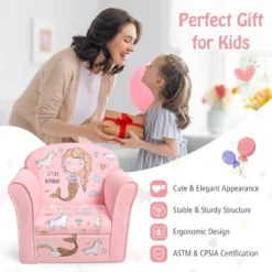 Tangkula Kids Sofa Children Armrest Chair With Pattern Toddler Furniture W/Sturdy Wood Construction Armrest Couch For Preschool Children -Beauty house GUEST f76c5b09 7598 4bd8 a93c 5632342f5da9